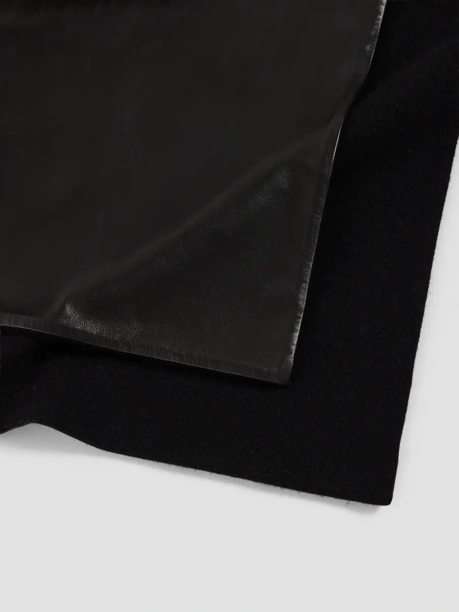 TOTEME Women's Leather Cashmere Scarf | Thumbnail 4