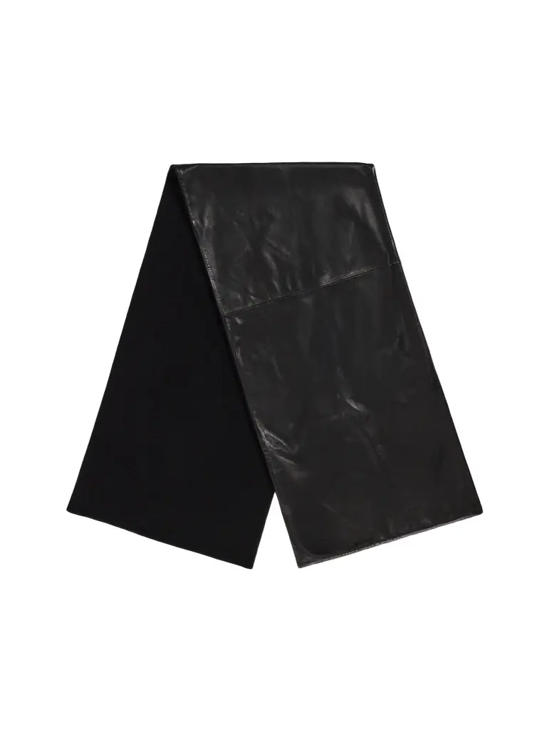 Women's Leather Cashmere Scarf