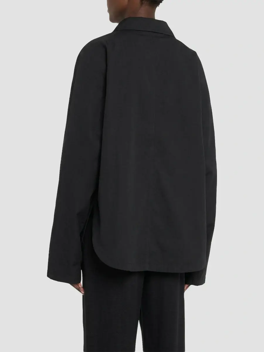 TOTEME Women's Organic Cotton-Blend Stand-Collar Jacket | Thumbnail 3 TOTEME Women's Organic Cotton-Blend Stand-Collar Jacket | Thumbnail 3