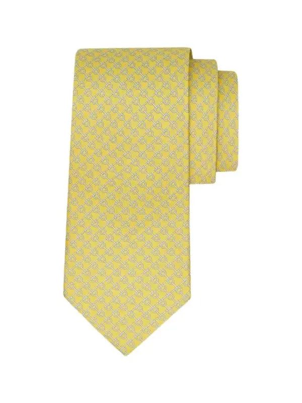Ferragamo Men's Gancini Silk Tie
