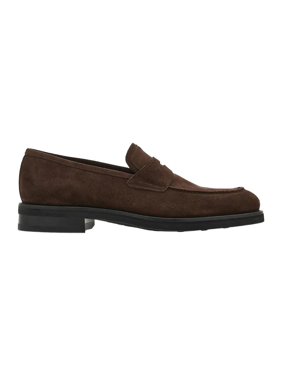 Ferragamo Women's Stefanovit Suede Penny Loafers