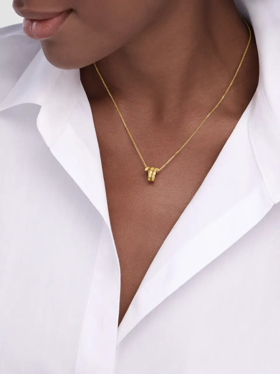 BVLGARI Women's Serpenti Viper 18K Yellow Gold Pendant Necklace | Thumbnail 3 BVLGARI Women's Serpenti Viper 18K Yellow Gold Pendant Necklace | Thumbnail 3