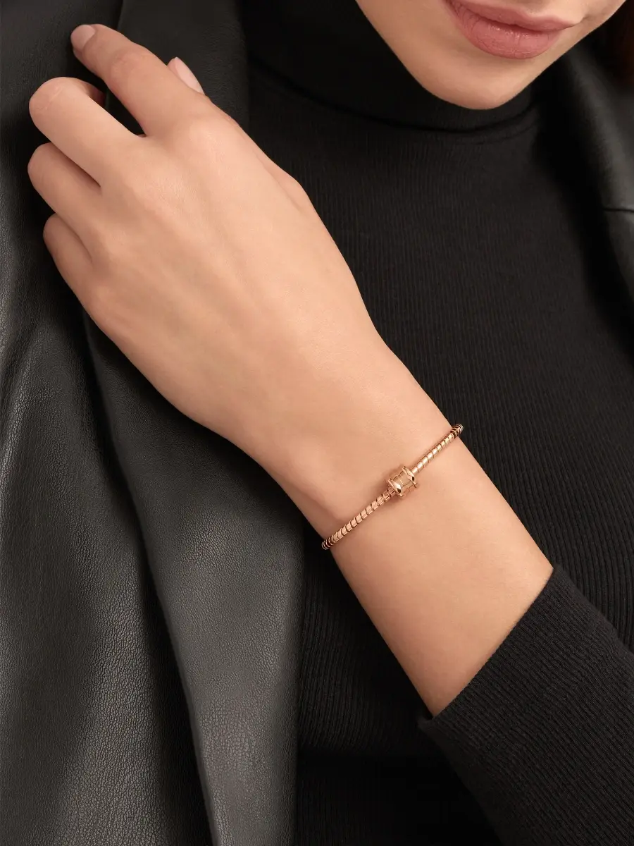 BVLGARI Women's B. zero1 18K Rose Gold Bracelet | Thumbnail 2 BVLGARI Women's B. zero1 18K Rose Gold Bracelet | Thumbnail 2