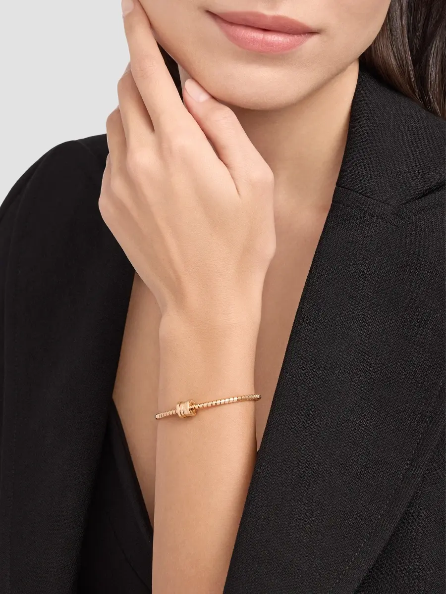 BVLGARI Women's B. zero1 18K Rose Gold Bracelet | Thumbnail 4 BVLGARI Women's B. zero1 18K Rose Gold Bracelet | Thumbnail 4