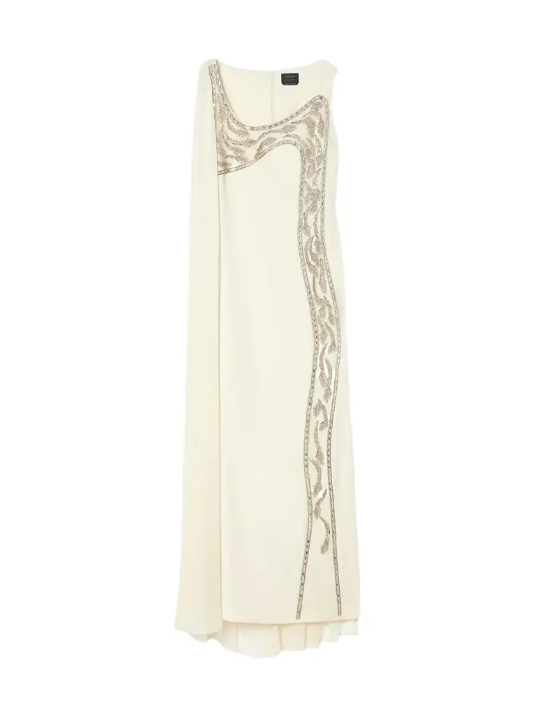 Marina Rinaldi Women's Embroidered Cady Dress