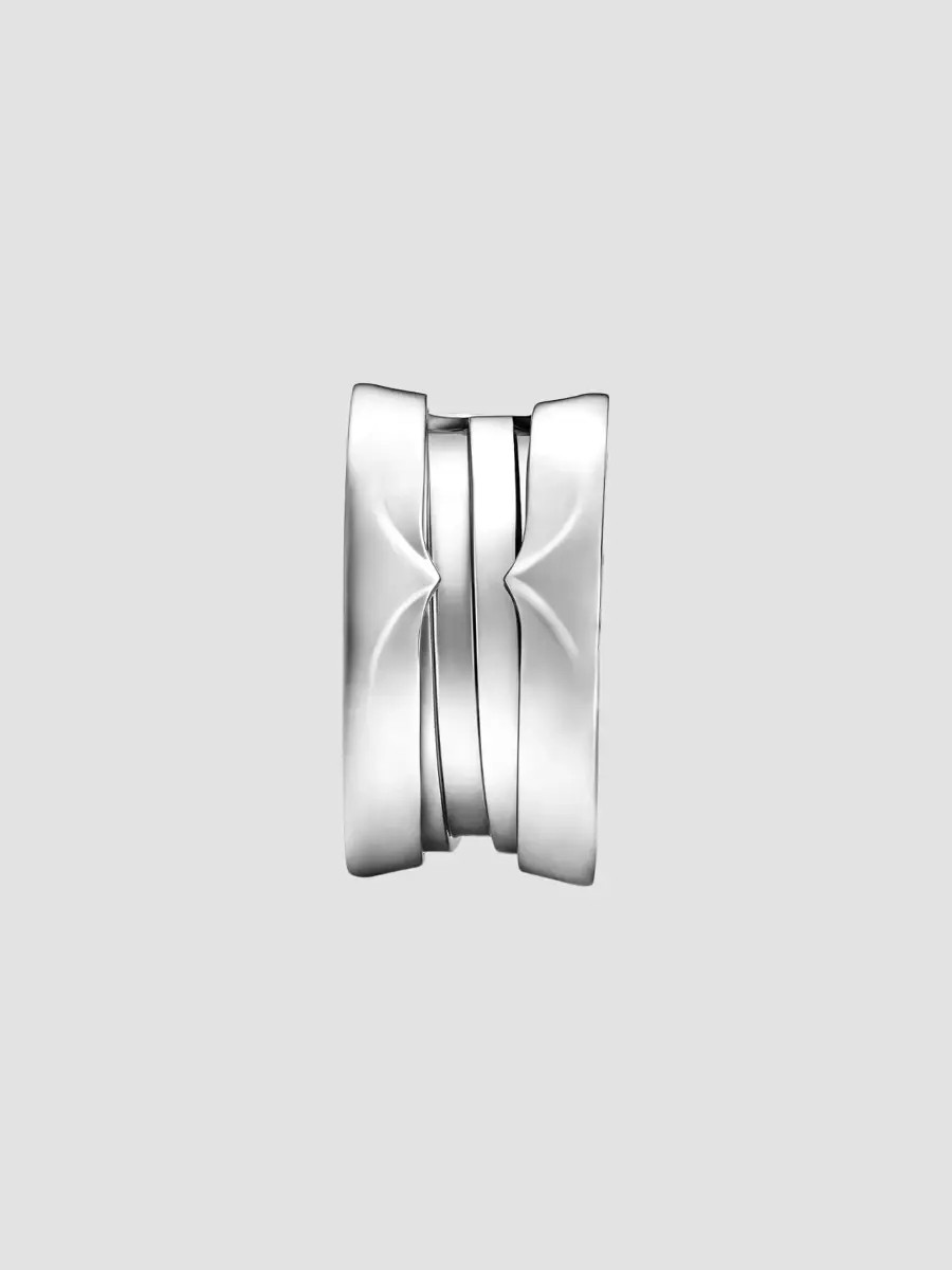 BVLGARI Women's B. zero1 18K White Gold Single Earring | Thumbnail 4