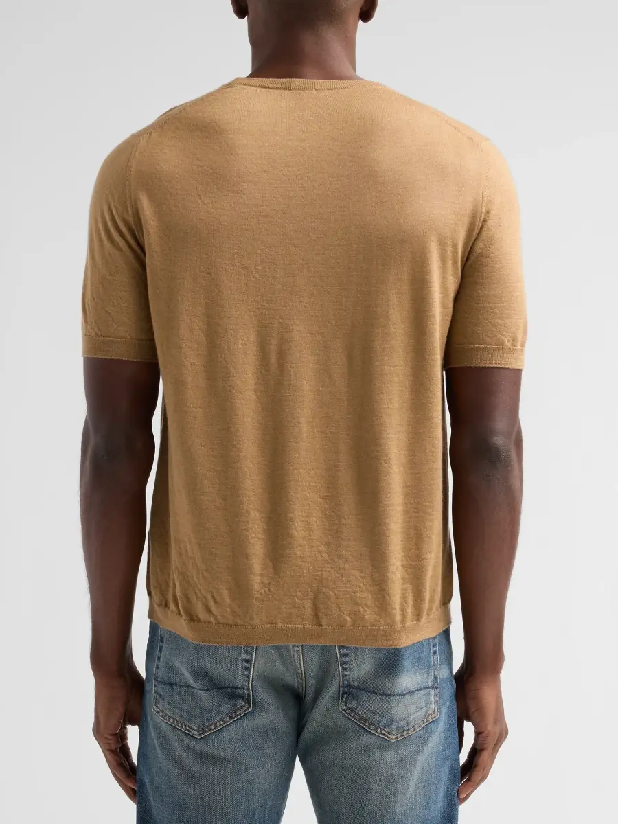 Isaia Men's Cashmere-Silk Short-Sleeve Shirt | Thumbnail 3 Isaia Men's Cashmere-Silk Short-Sleeve Shirt | Thumbnail 3