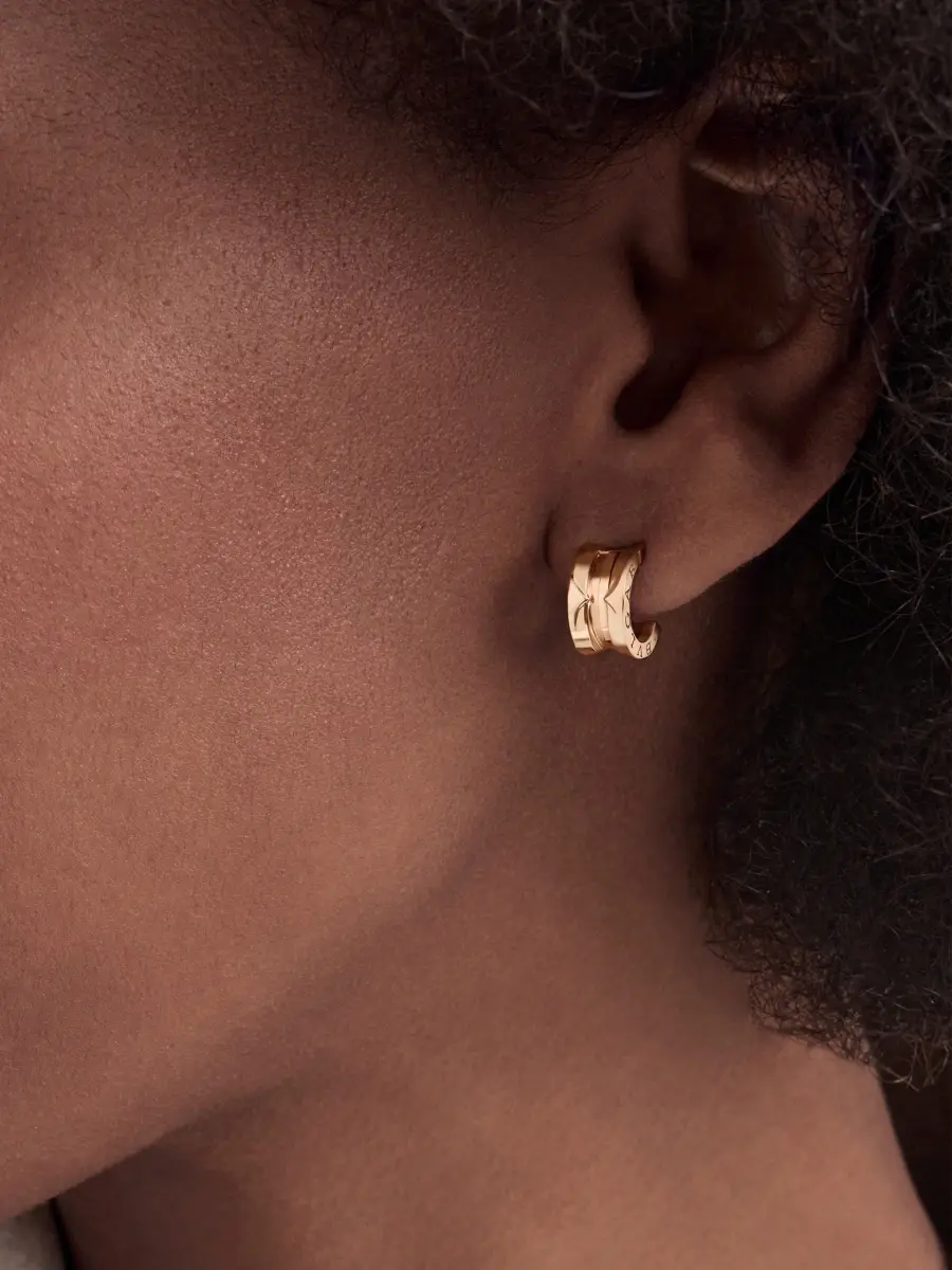 BVLGARI Women's B. zero1 18K Rose Gold Single Earring | Thumbnail 2