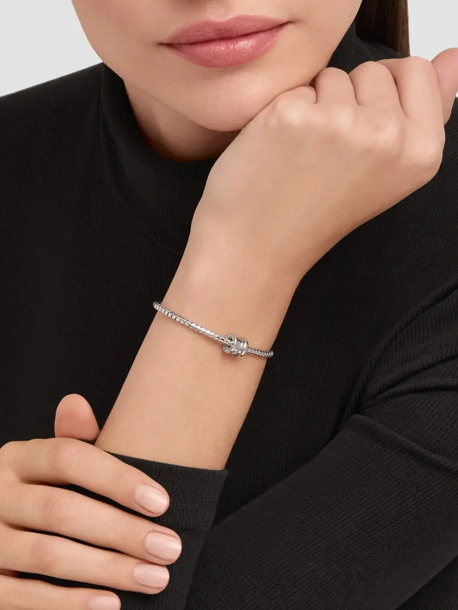 BVLGARI Women's B. zero1 18K White Gold Bracelet | Thumbnail 2 BVLGARI Women's B. zero1 18K White Gold Bracelet | Thumbnail 2