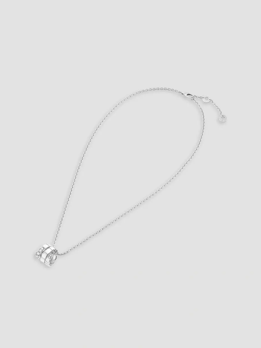 BVLGARI Women's Serpenti Viper 18K White Gold & 0.13 TCW Diamond Pendant Necklace | Thumbnail 4 BVLGARI Women's Serpenti Viper 18K White Gold & 0.13 TCW Diamond Pendant Necklace | Thumbnail 4