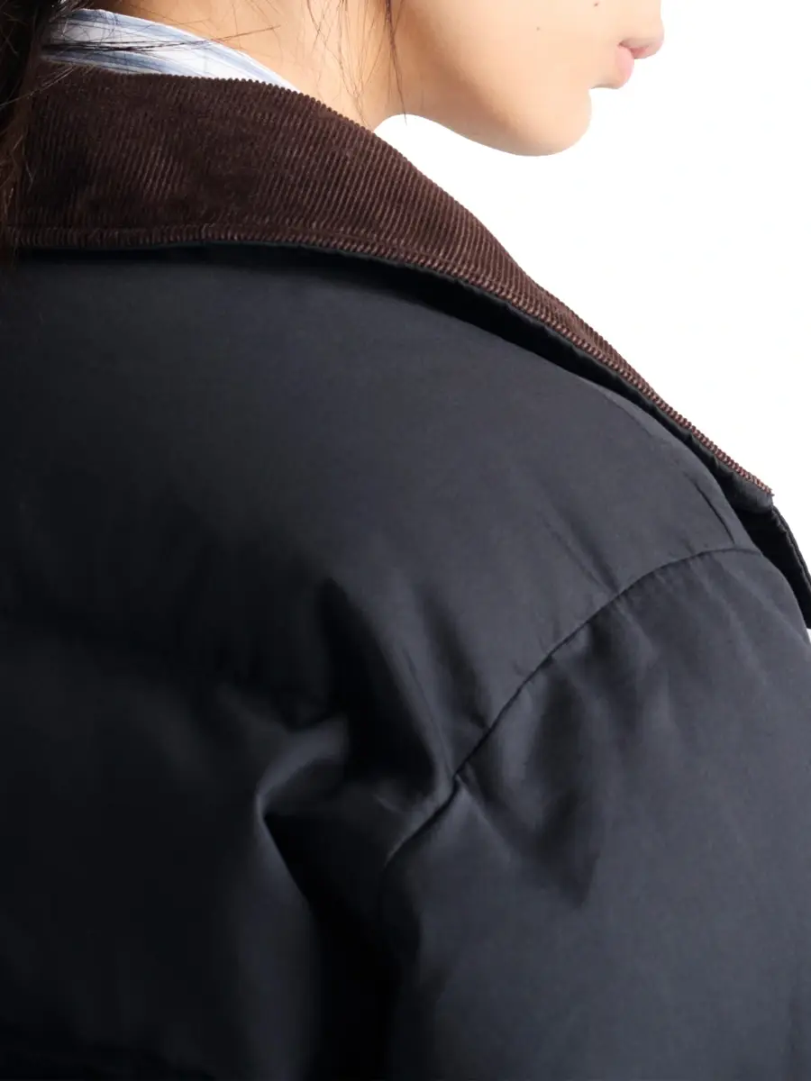 Prada Women's Cropped Compact Poplin Down Jacket | Thumbnail 6