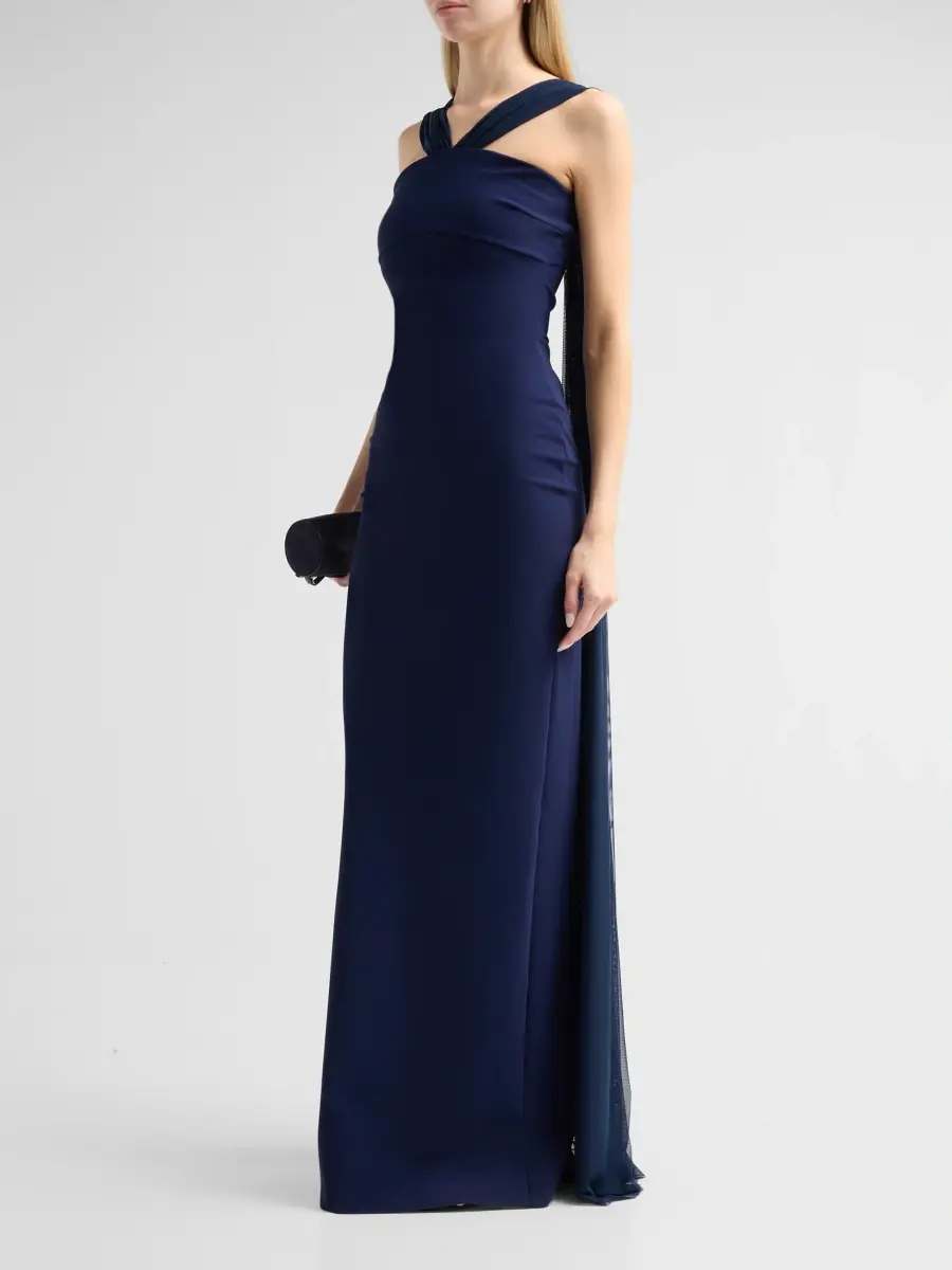 Chiara Boni La Petite Robe Women's Eridani Mesh-Panel Jersey Maxi Dress | Thumbnail 4 Chiara Boni La Petite Robe Women's Eridani Mesh-Panel Jersey Maxi Dress | Thumbnail 4