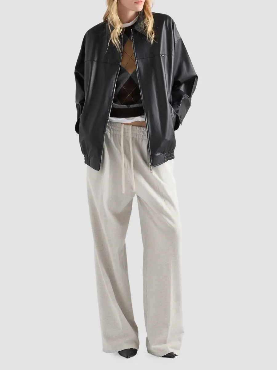 Prada Women's Nappa Leather Jacket | Thumbnail 2 Prada Women's Nappa Leather Jacket | Thumbnail 2