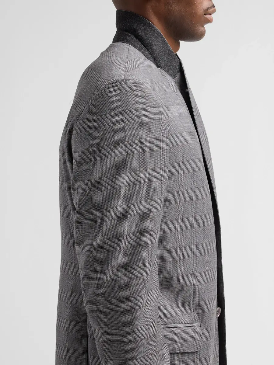 Emporio Armani Men's Glen Check Wool Single-Breasted Suit | Thumbnail 8 Emporio Armani Men's Glen Check Wool Single-Breasted Suit | Thumbnail 8
