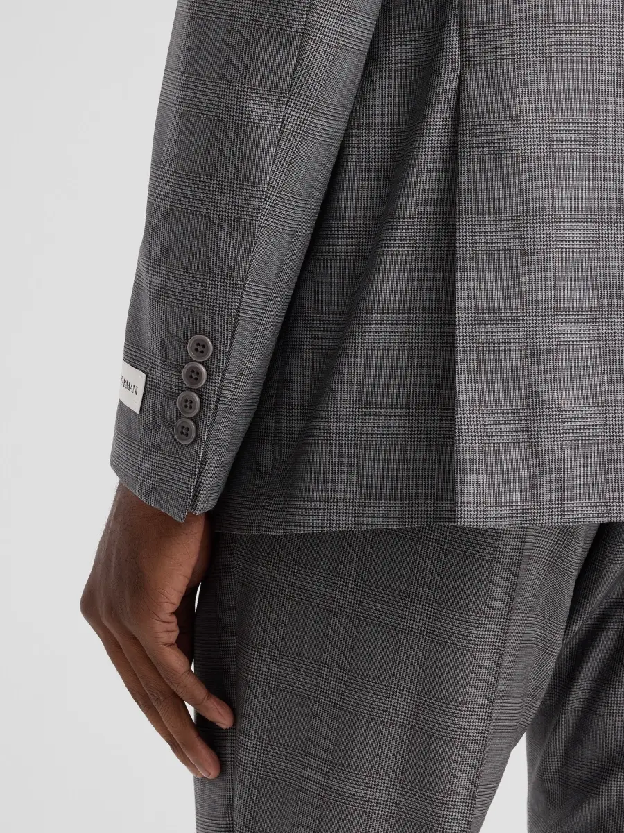 Emporio Armani Men's Glen Check Wool Single-Breasted Suit | Thumbnail 9 Emporio Armani Men's Glen Check Wool Single-Breasted Suit | Thumbnail 9