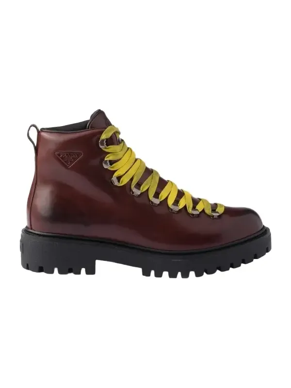 Men's Antiqued Leather Lace-Up Ankle Boots Men's Antiqued Leather Lace-Up Ankle Boots