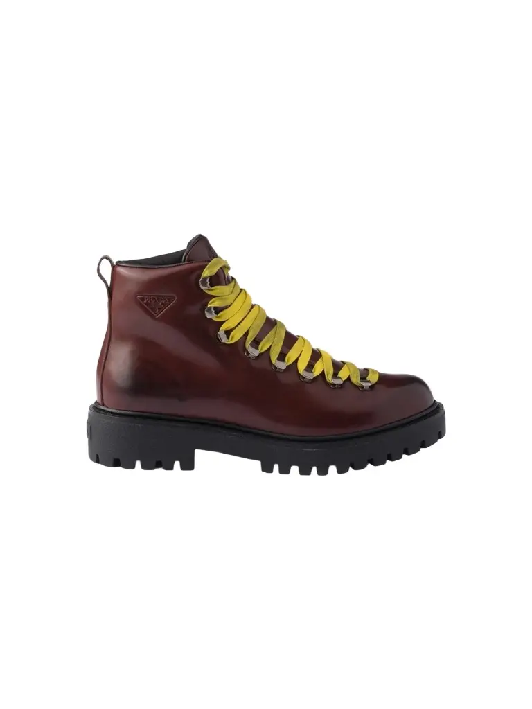 Men's Antiqued Leather Lace-Up Ankle Boots Men's Antiqued Leather Lace-Up Ankle Boots