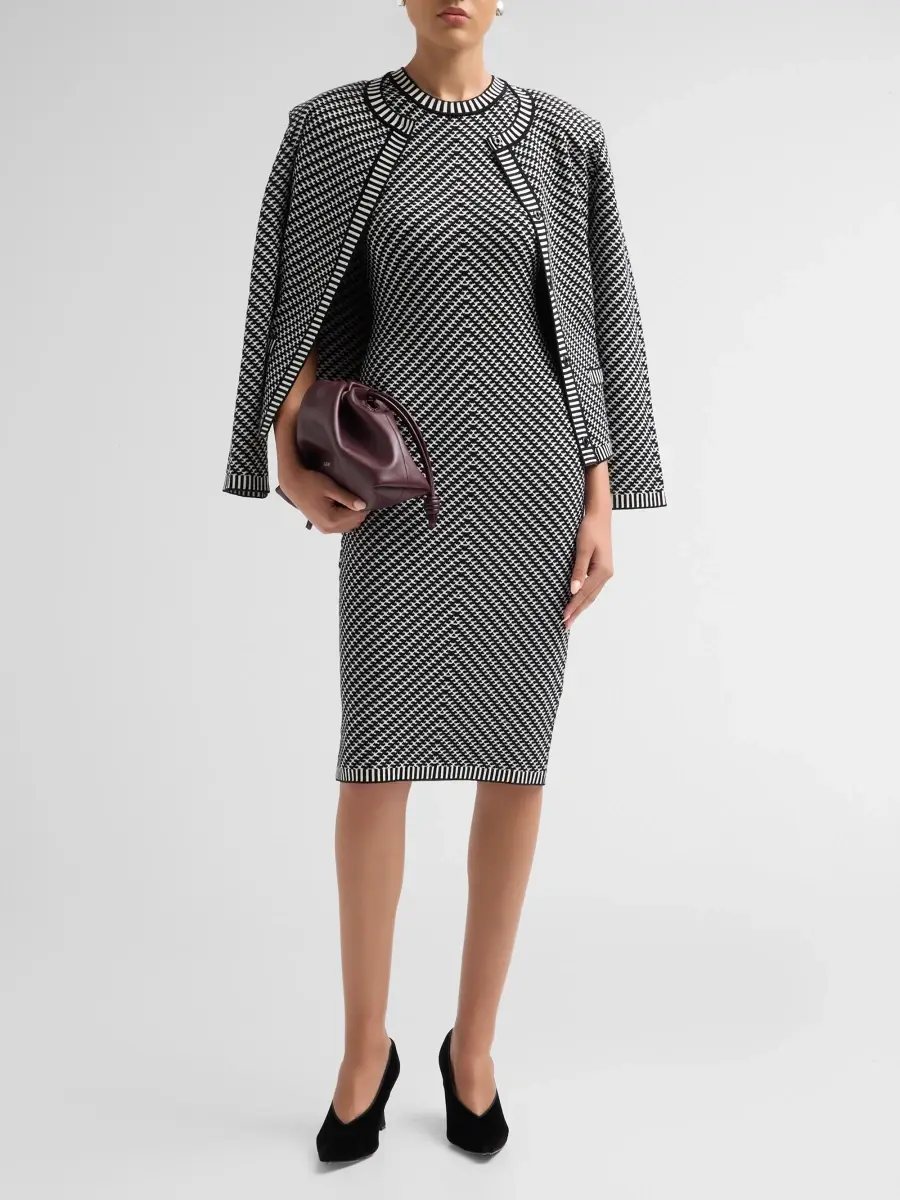 Chiara Boni La Petite Robe Women's Ritz Knit Cardigan | Thumbnail 2