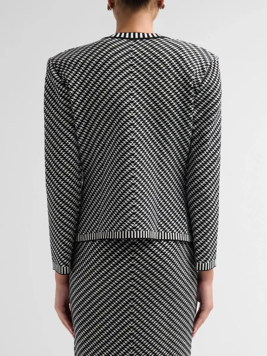 Chiara Boni La Petite Robe Women's Ritz Knit Cardigan | Thumbnail 3