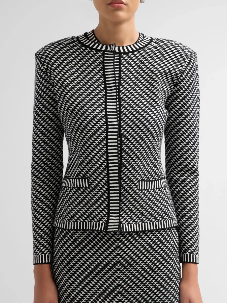 Chiara Boni La Petite Robe Women's Ritz Knit Cardigan | Thumbnail 5