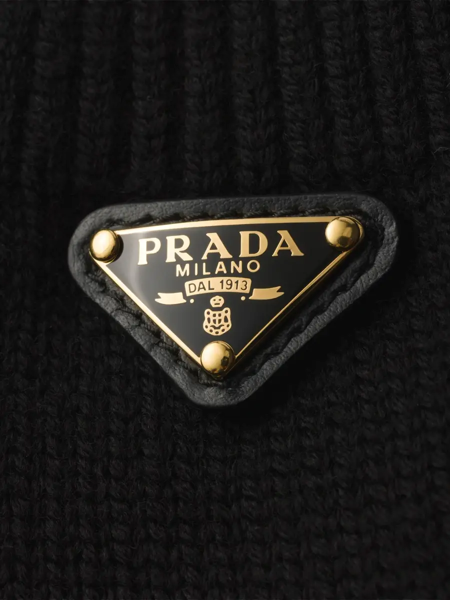 Prada Women's Wool Mittens | Thumbnail 2