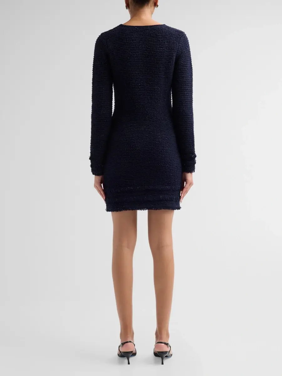 Chiara Boni La Petite Robe Women's Bouclé Mini Sweaterdress | Thumbnail 3 Chiara Boni La Petite Robe Women's Bouclé Mini Sweaterdress | Thumbnail 3