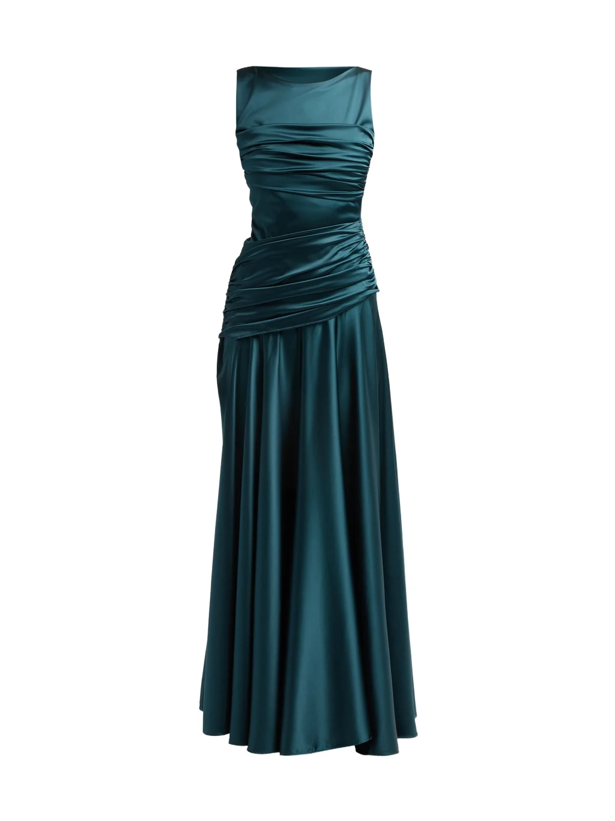 Women's Raula Ruched Satin Gown