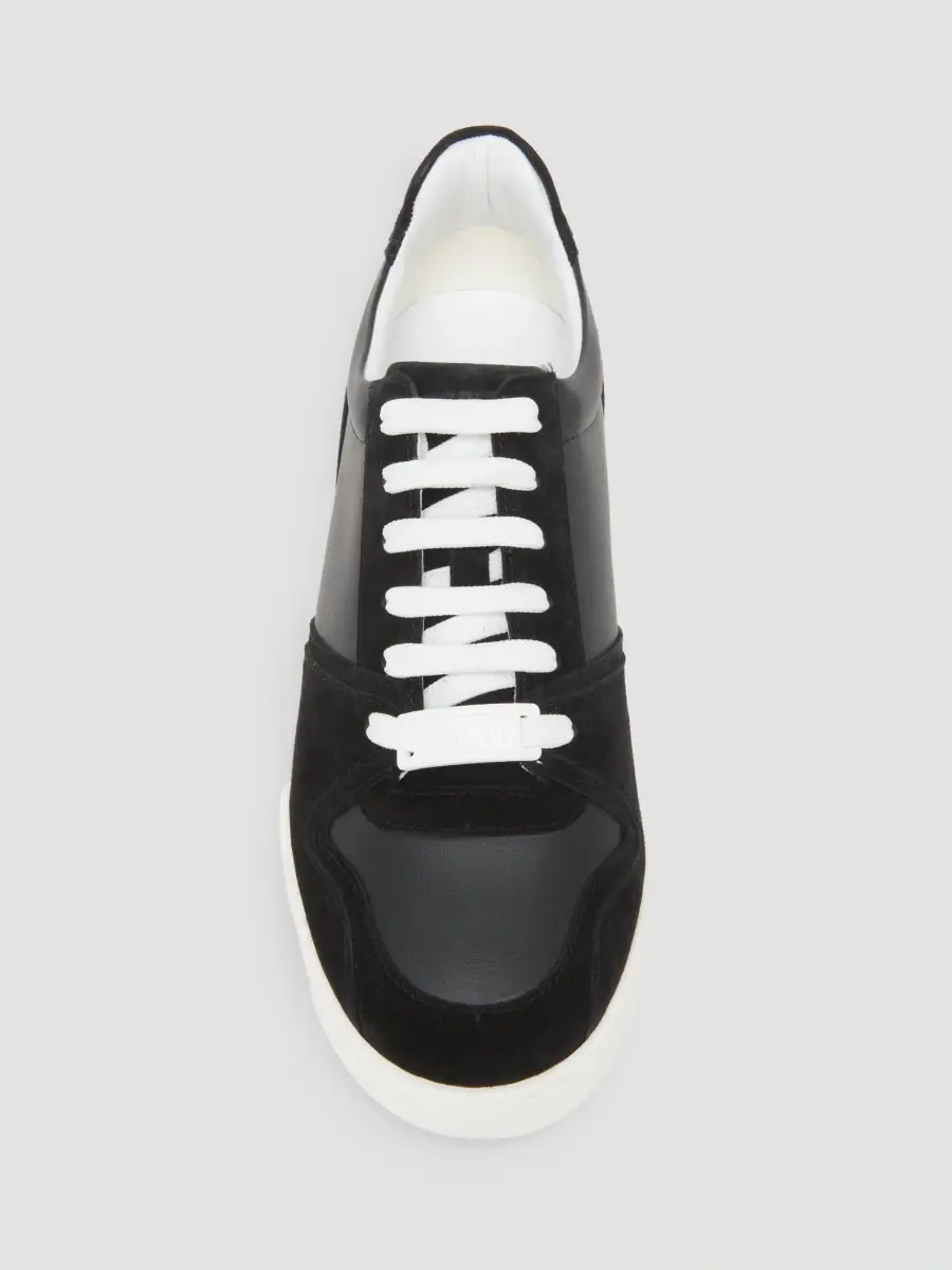 MOSCHINO Men's Leather Low-Top Sneakers | Thumbnail 4 MOSCHINO Men's Leather Low-Top Sneakers | Thumbnail 4
