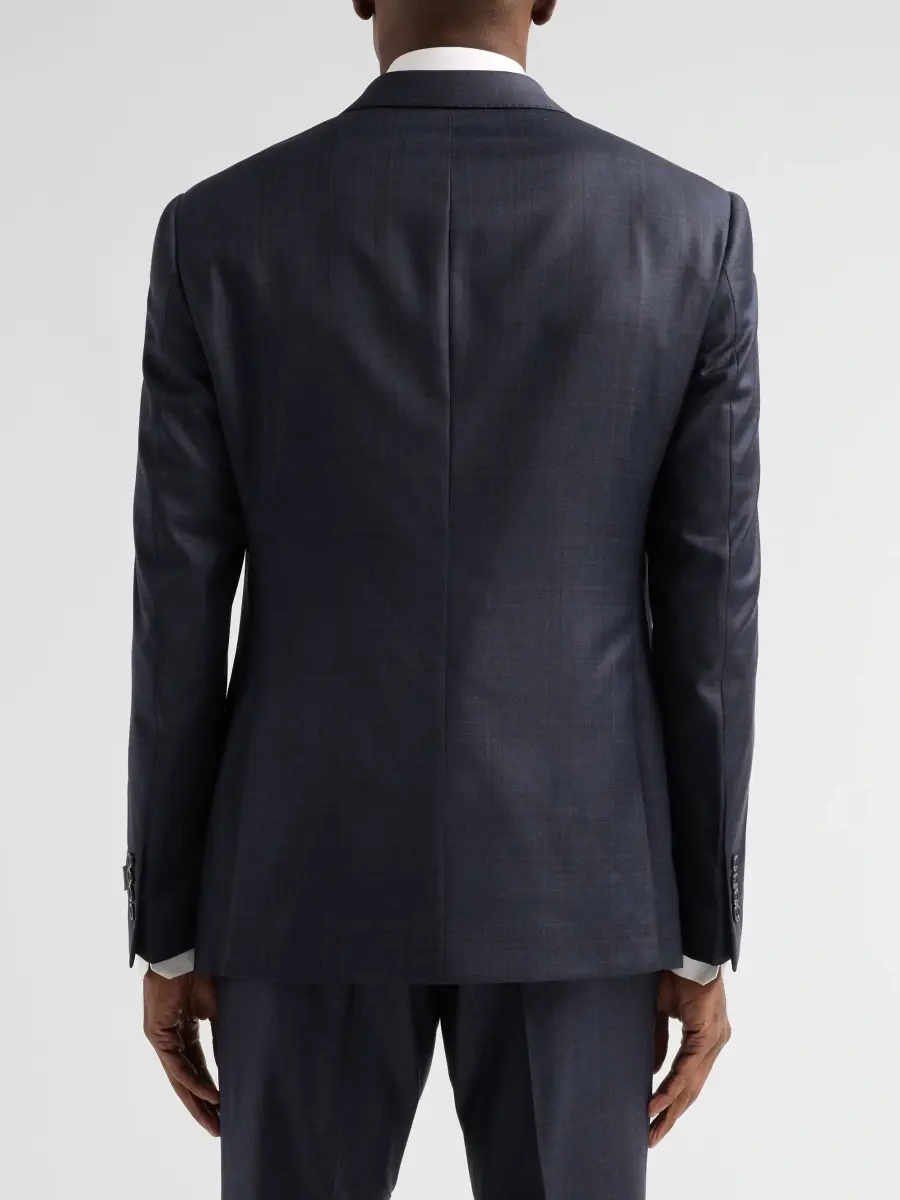 Emporio Armani Men's Plaid Wool Single-Breasted Suit | Thumbnail 5 Emporio Armani Men's Plaid Wool Single-Breasted Suit | Thumbnail 5