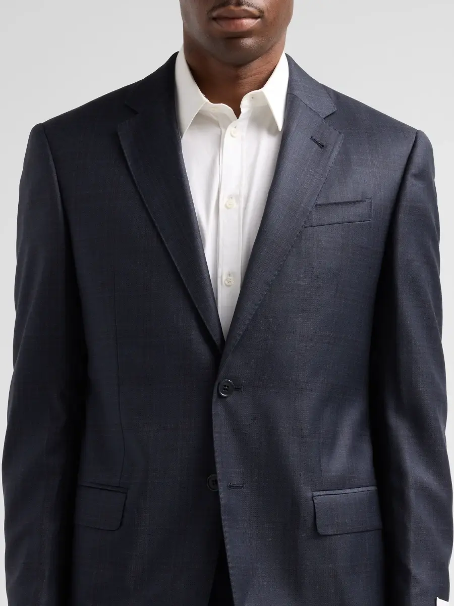 Emporio Armani Men's Plaid Wool Single-Breasted Suit | Thumbnail 6 Emporio Armani Men's Plaid Wool Single-Breasted Suit | Thumbnail 6