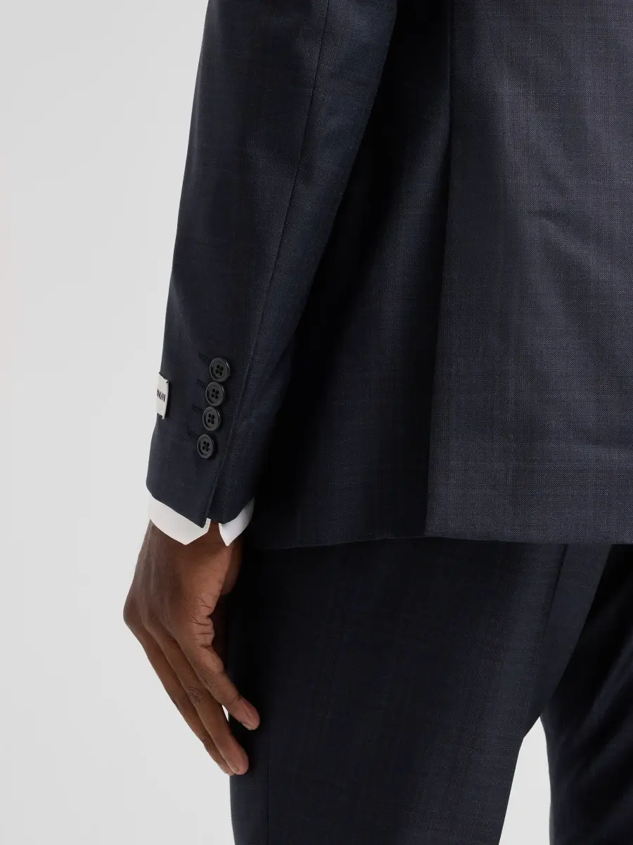 Emporio Armani Men's Plaid Wool Single-Breasted Suit | Thumbnail 9 Emporio Armani Men's Plaid Wool Single-Breasted Suit | Thumbnail 9