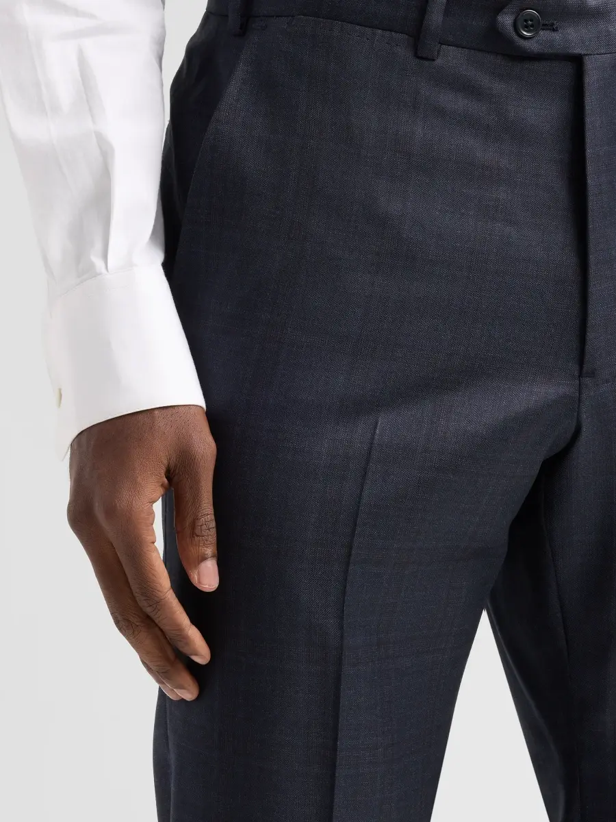 Emporio Armani Men's Plaid Wool Single-Breasted Suit | Thumbnail 10 Emporio Armani Men's Plaid Wool Single-Breasted Suit | Thumbnail 10