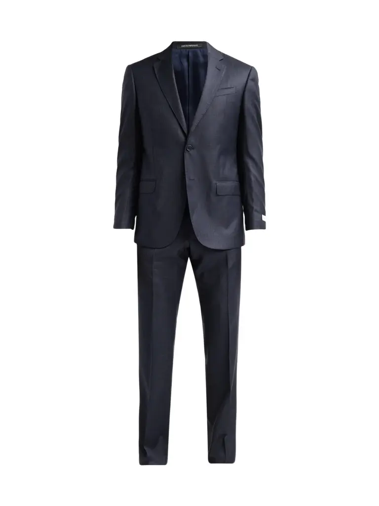 Emporio Armani Men's Plaid Wool Single-Breasted Suit