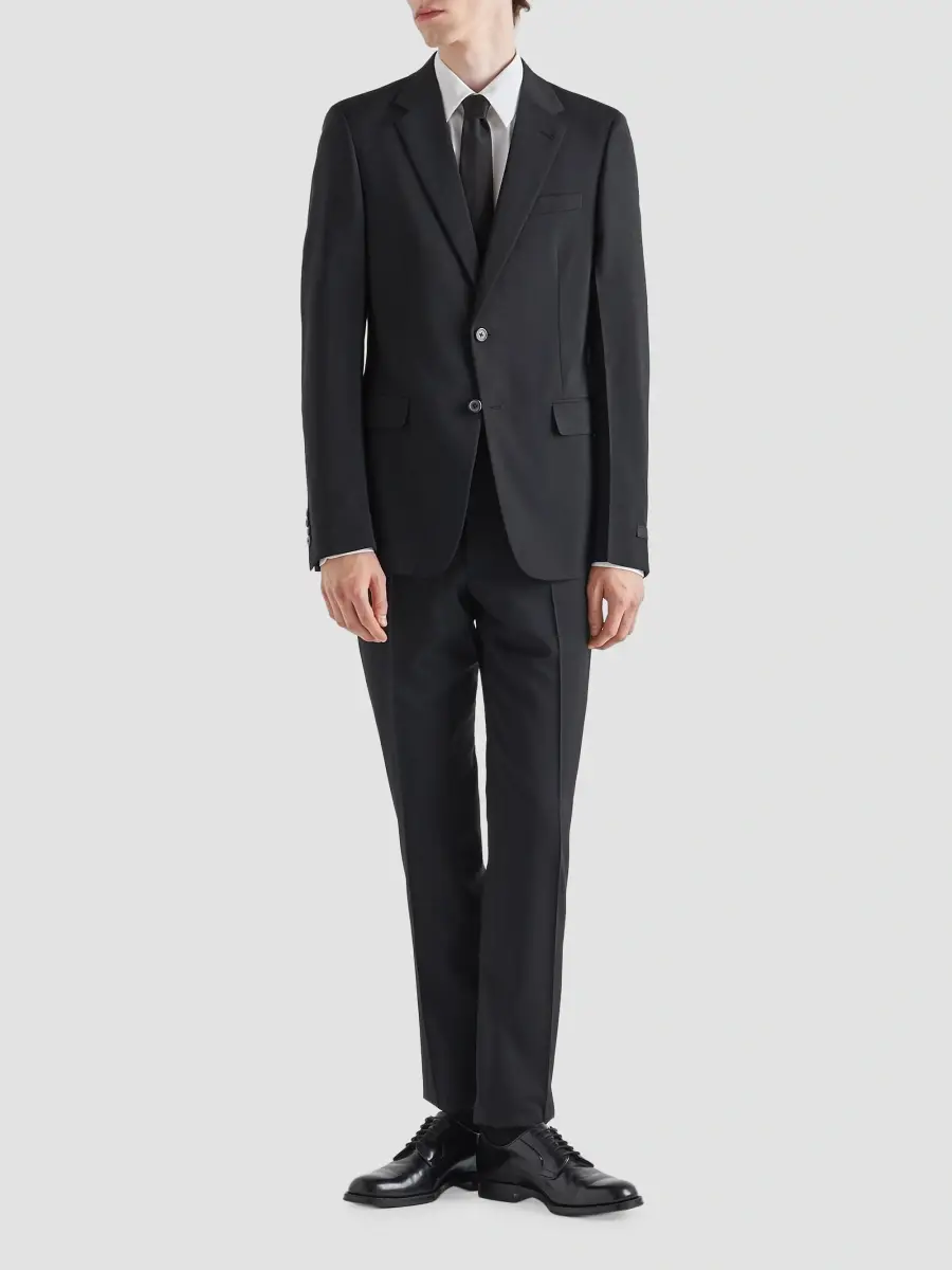 Prada Men's Single Breasted Wool and Mohair Suit | Thumbnail 2 Prada Men's Single Breasted Wool and Mohair Suit | Thumbnail 2