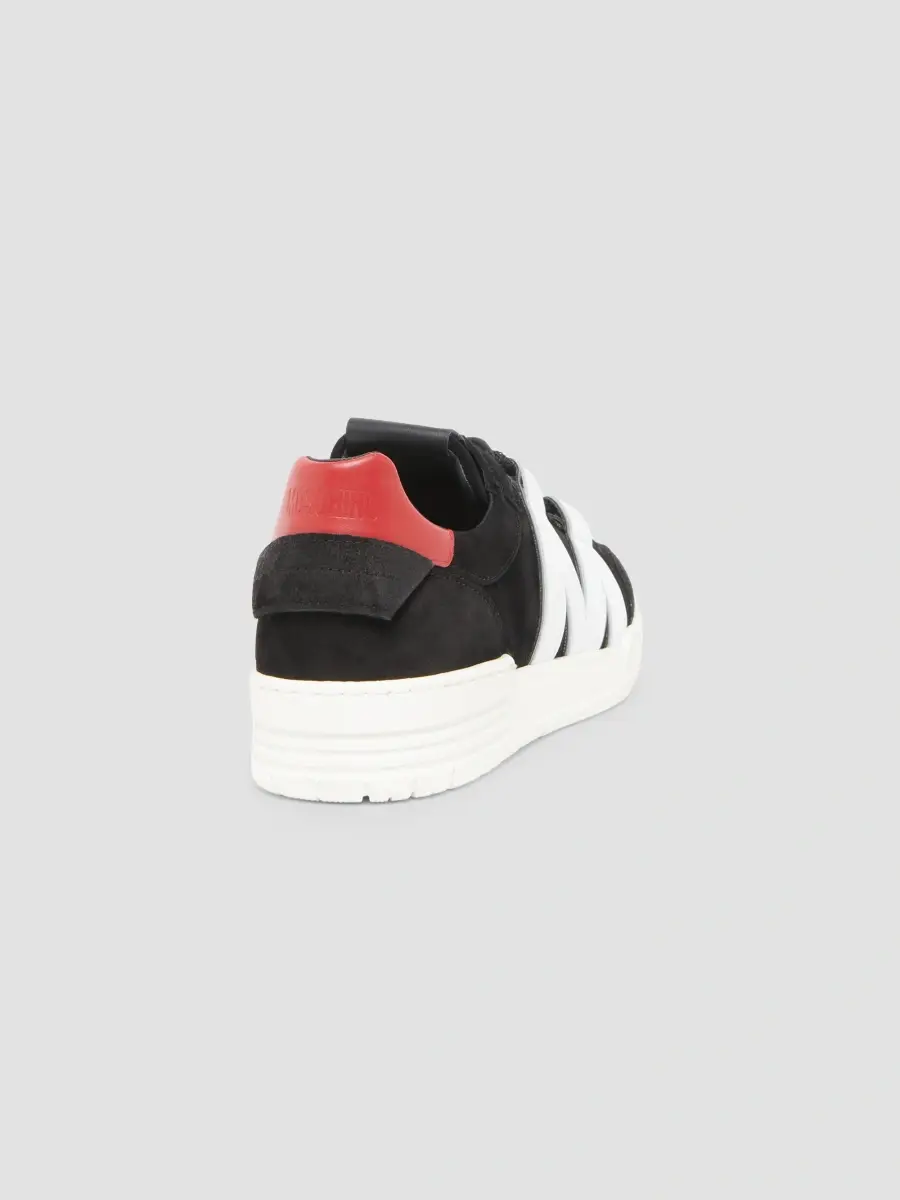 MOSCHINO Men's Logo Suede Low-Top Sneakers | Thumbnail 2 MOSCHINO Men's Logo Suede Low-Top Sneakers | Thumbnail 2