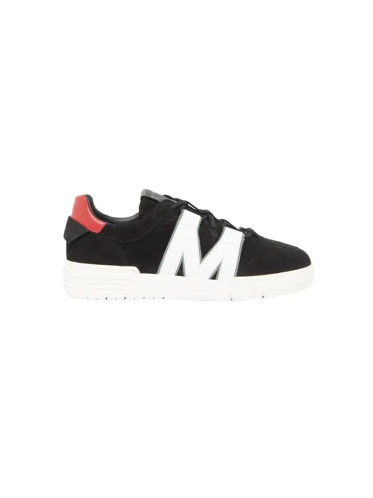 MOSCHINO Men's Logo Suede Low-Top Sneakers