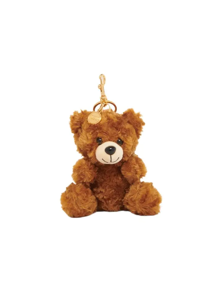 MOSCHINO Men's Plush Teddy Bear Keychain