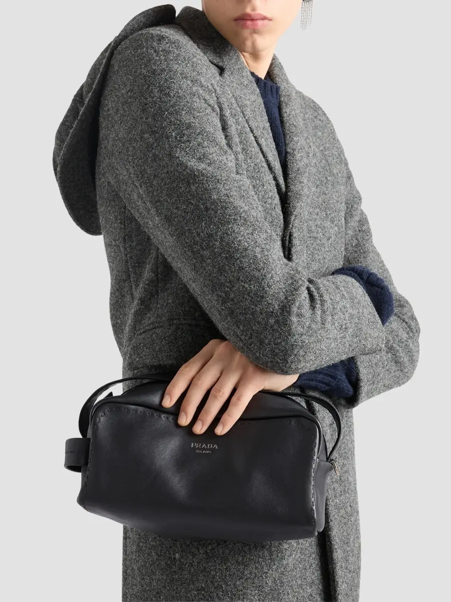 Prada Men's Nappa Leather Shoulder Bag | Thumbnail 2
