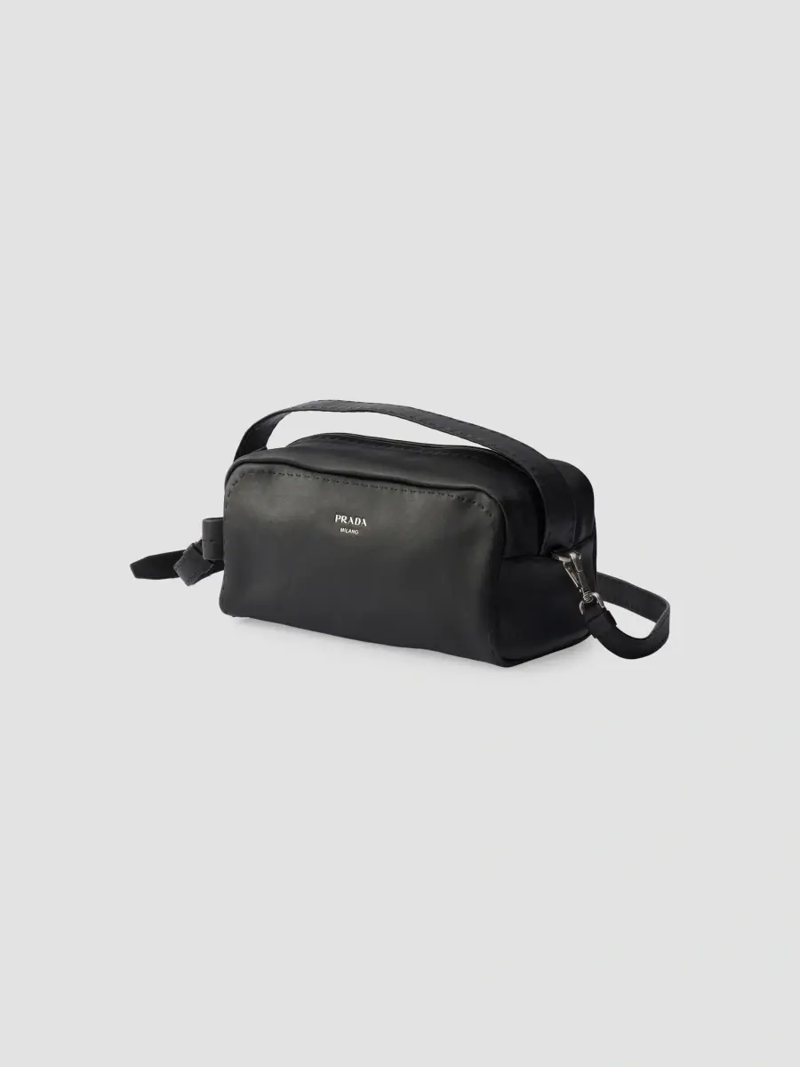 Prada Men's Nappa Leather Shoulder Bag | Thumbnail 4
