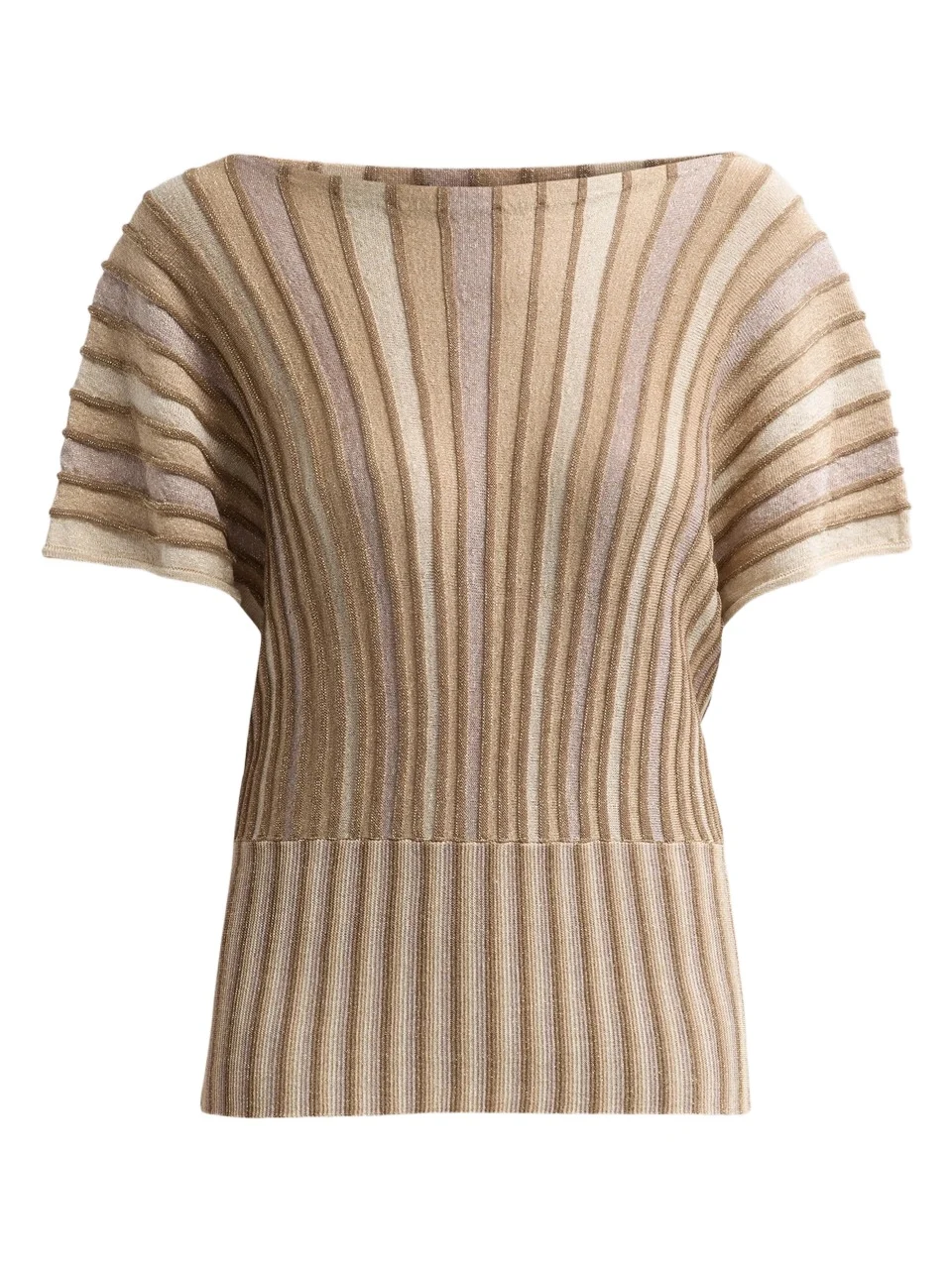 Chiara Boni La Petite Robe Women's Metallic Ribbed Top