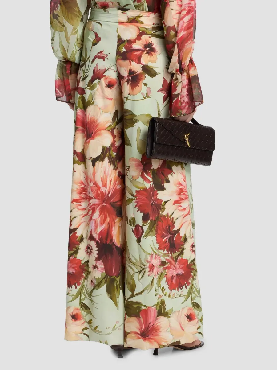 Chiara Boni La Petite Robe Women's Skyla Floral Wide-Leg Pants | Thumbnail 5 Chiara Boni La Petite Robe Women's Skyla Floral Wide-Leg Pants | Thumbnail 5