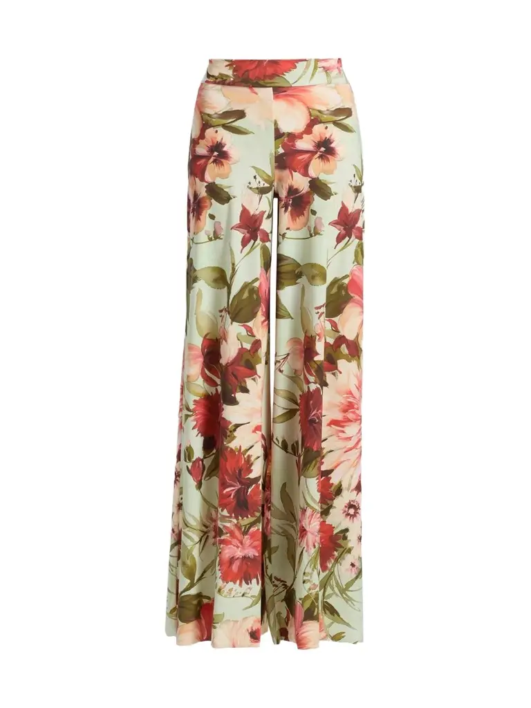 Women's Skyla Floral Wide-Leg Pants Women's Skyla Floral Wide-Leg Pants