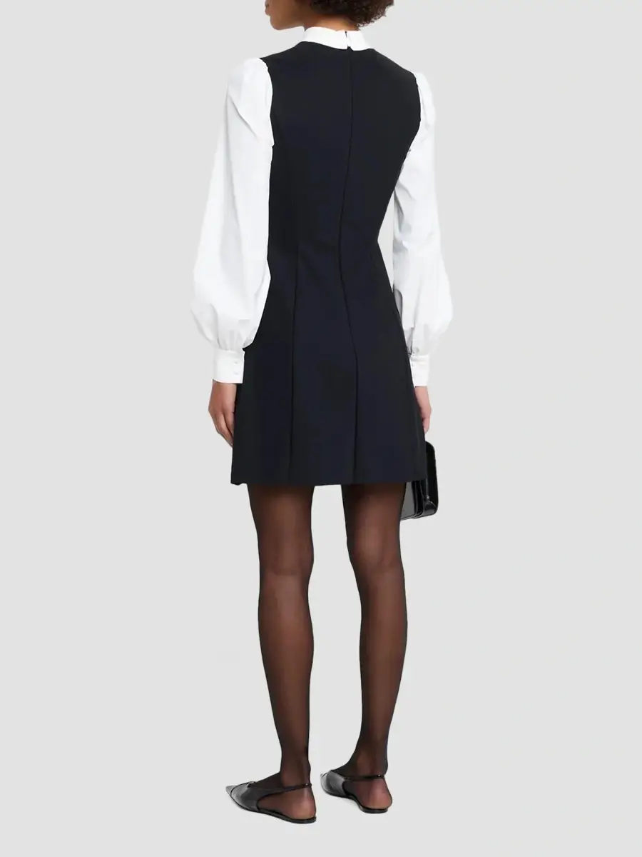 Chiara Boni La Petite Robe Women's Safia Jersey Layered Mini Dress | Thumbnail 3 Chiara Boni La Petite Robe Women's Safia Jersey Layered Mini Dress | Thumbnail 3