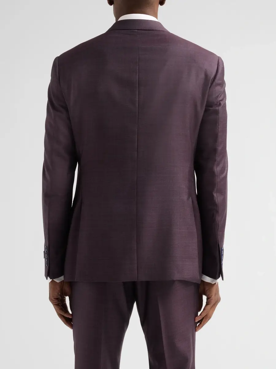 Emporio Armani Men's Textured Wool Single-Breasted Suit | Thumbnail 5 Emporio Armani Men's Textured Wool Single-Breasted Suit | Thumbnail 5