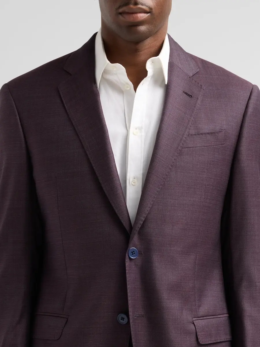 Emporio Armani Men's Textured Wool Single-Breasted Suit | Thumbnail 6 Emporio Armani Men's Textured Wool Single-Breasted Suit | Thumbnail 6
