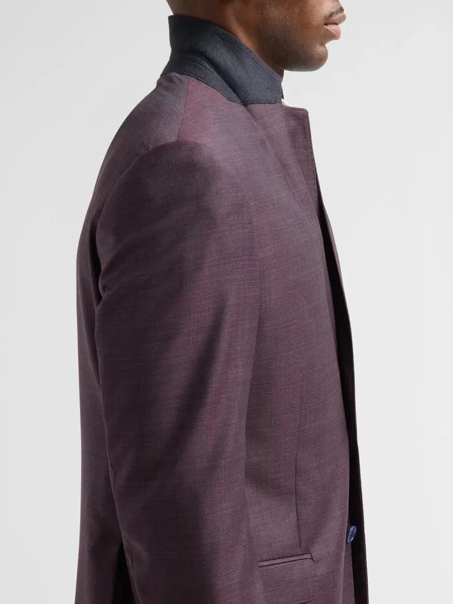 Emporio Armani Men's Textured Wool Single-Breasted Suit | Thumbnail 8 Emporio Armani Men's Textured Wool Single-Breasted Suit | Thumbnail 8