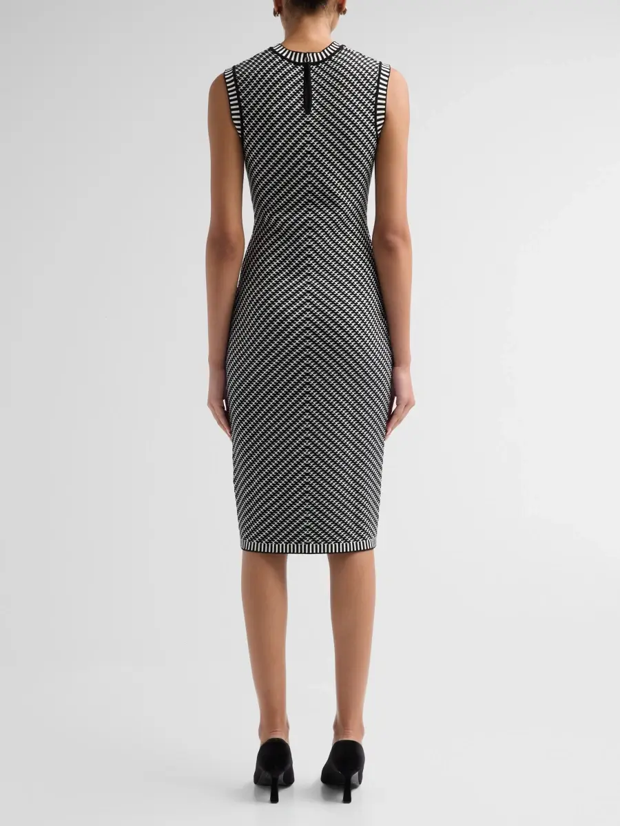 Chiara Boni La Petite Robe Women's Avian Knit Knee-Length Dress | Thumbnail 3