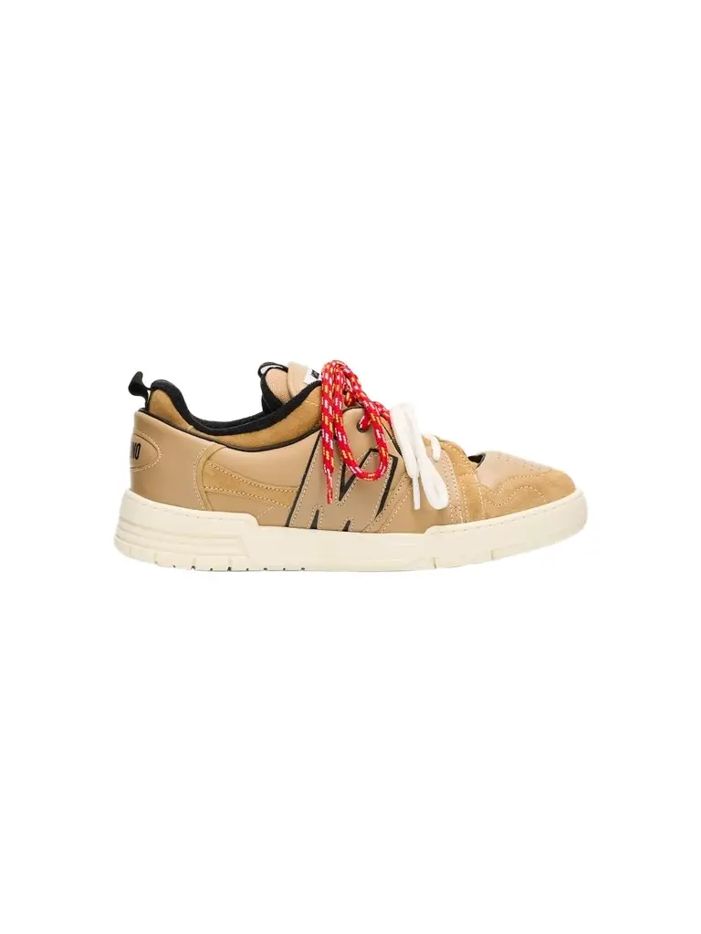 MOSCHINO Men's M Double-Laces Low-Top Sneakers