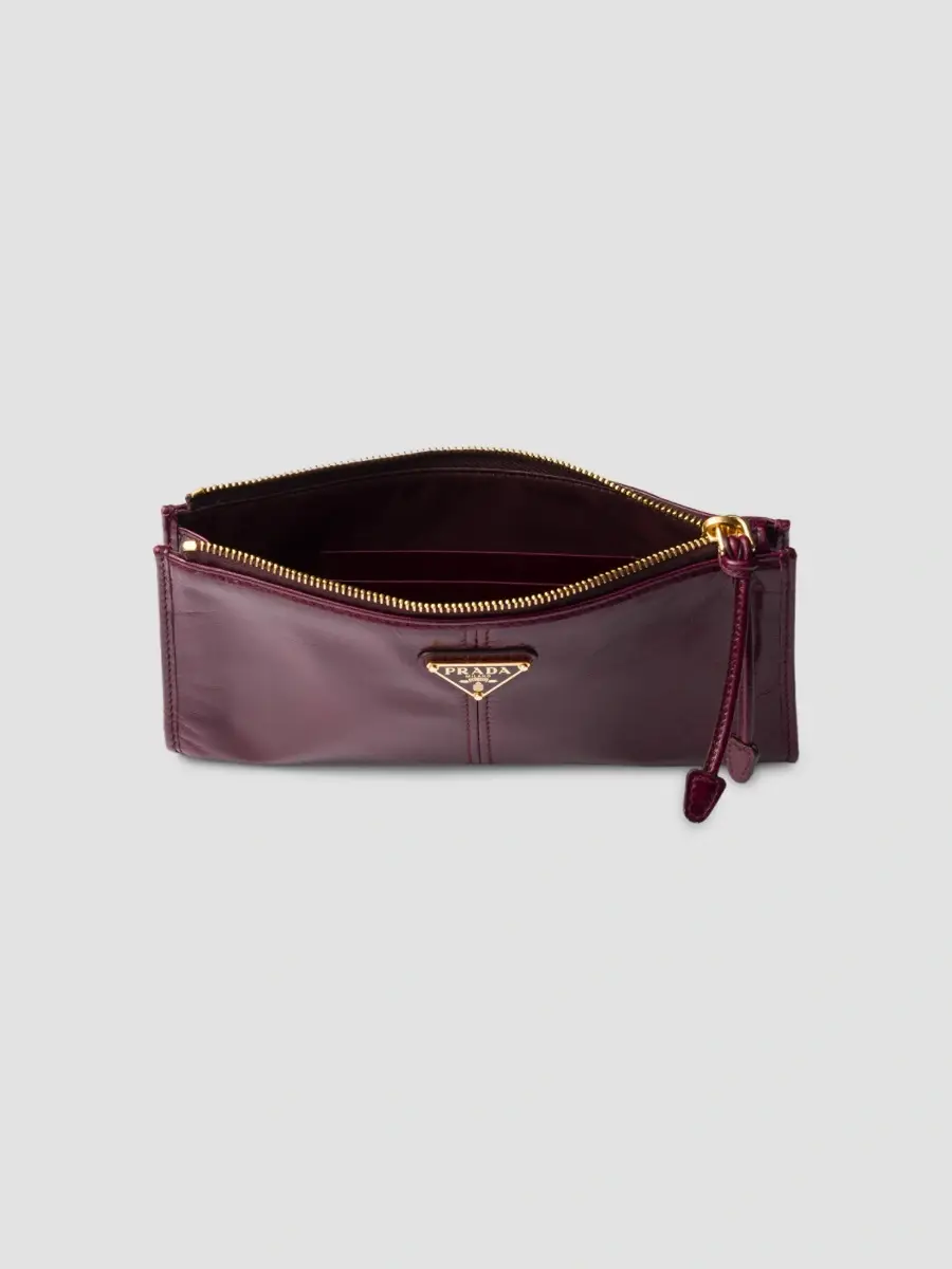 Prada Women's Leather Pouch | Thumbnail 2