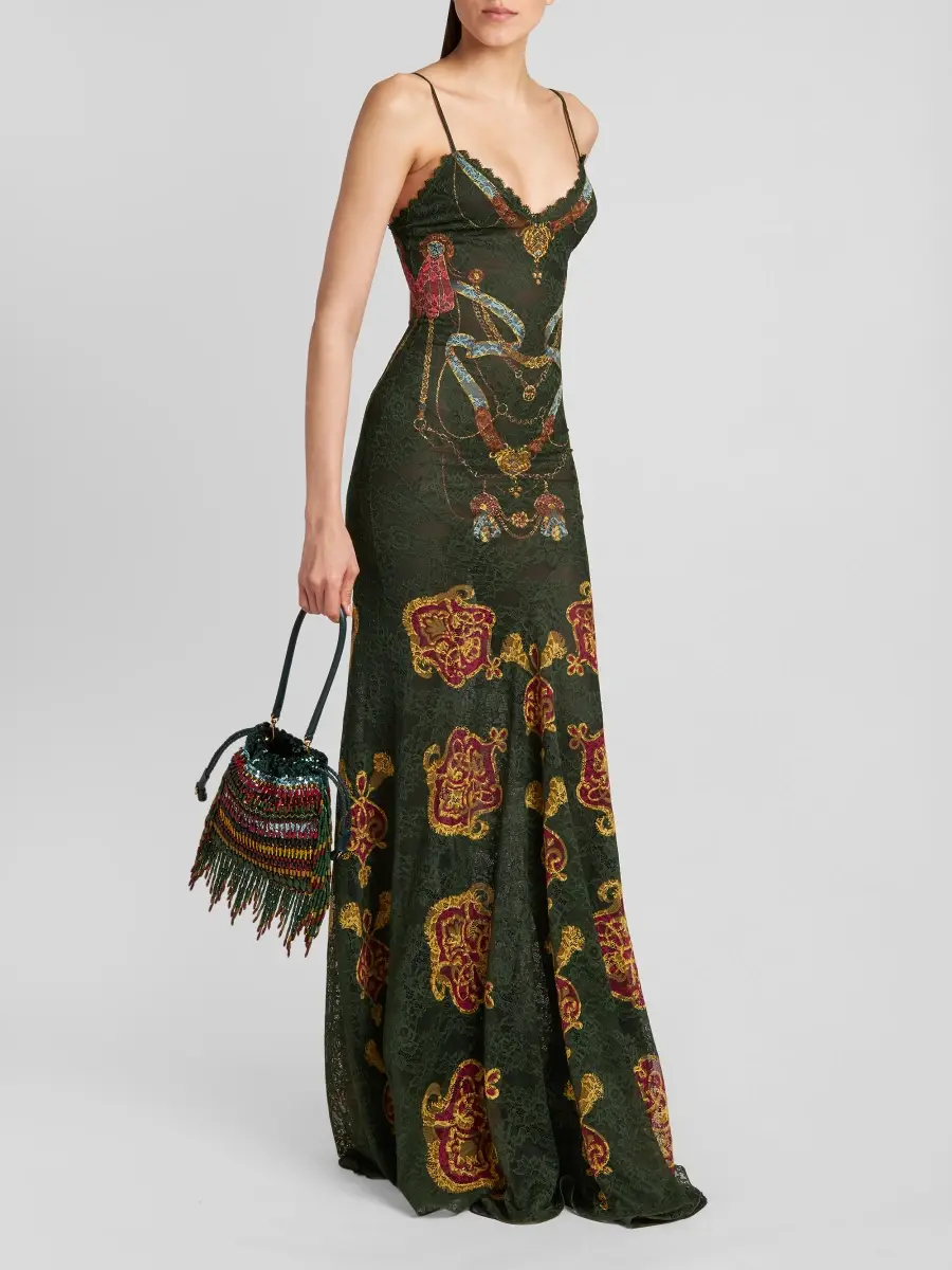 Etro Women's Kalispera Small Sequin-Embellished Shoulder Bag | Thumbnail 2